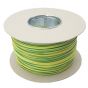 Cable Over Sleeving 2mm Green/Yellow Drum PVC 100m