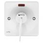 Image of Hager Sollysta WMCS50N Pull Cord Ceiling Switch 50A DP Neon White