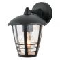Image of Forum Zinc Perdita Outdoor Wall Lantern Light ES (E27) Black